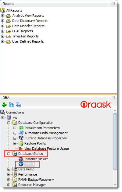Check Oracle Database Version via SQL Developer Figure 2