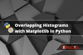 Overlapping Histograms with Matplotlib in Python